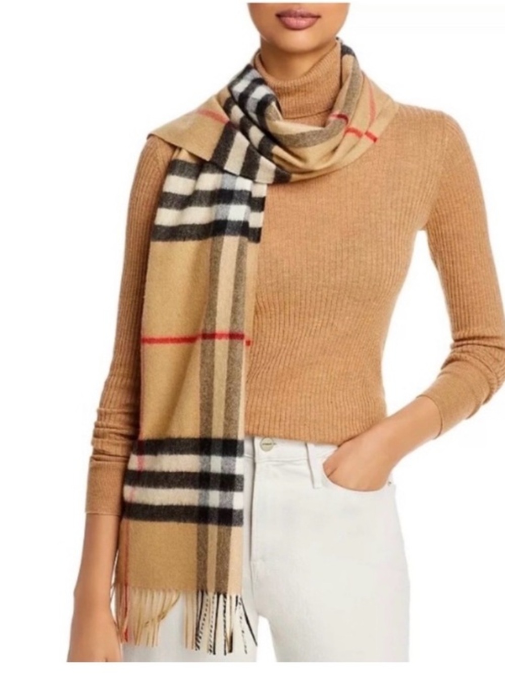 Burberry Classic Check Cashmere Scarf Archive Beige Scotland‎